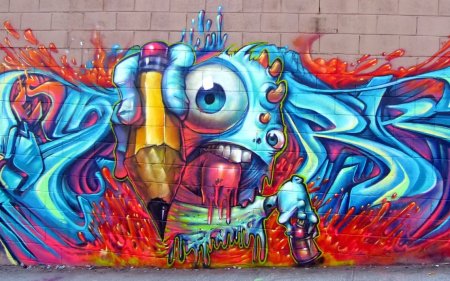 Красивые граффити баллончиком