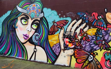 Декоративный портрет граффити