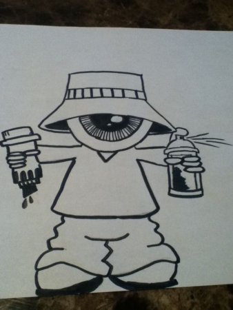 Граффити маркером легкие