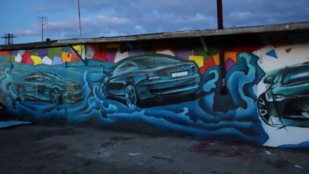 Граффити на авто