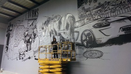 Граффити на гараже