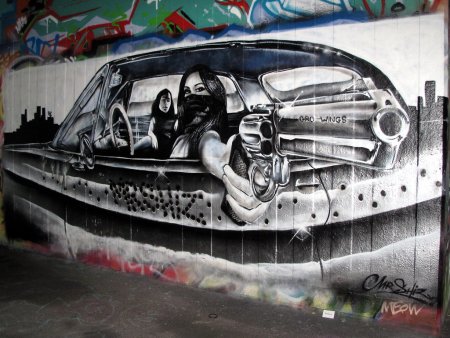 Рисунок на автомойку на стены