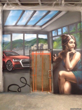 Гараж рисунок