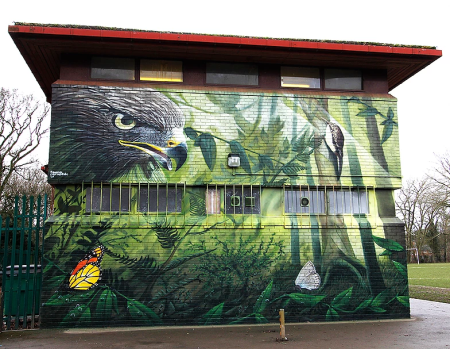 Граффити на заборе