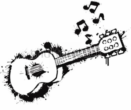 Гитара "граффити"