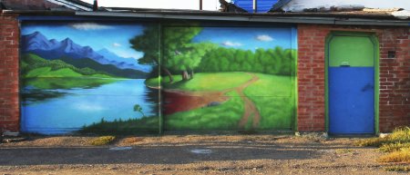 Разрисованные гаражи