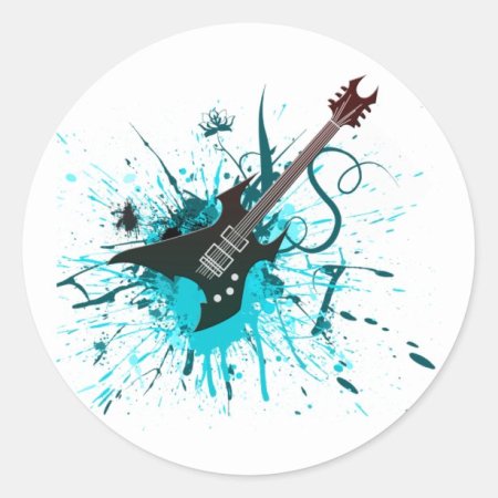 Электрогитара граффити