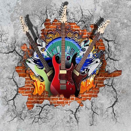 Граффити в стиле рок