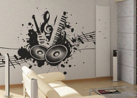 Трафареты для декора гитары