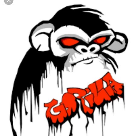 Горилла граффити