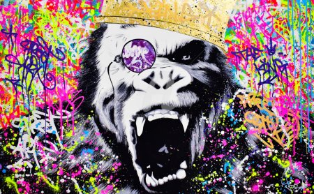 Gorilla красками