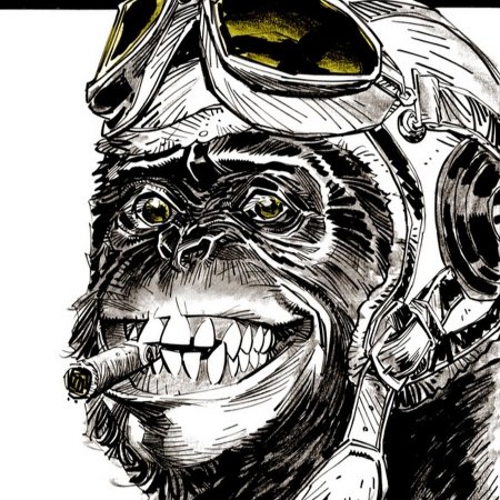 Горилла в каске