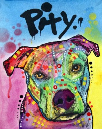 Граффити питбультерьер