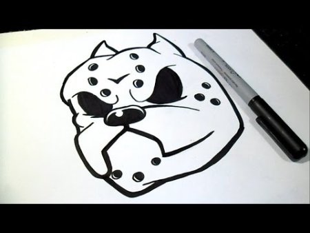 Граффити собаки срисовать