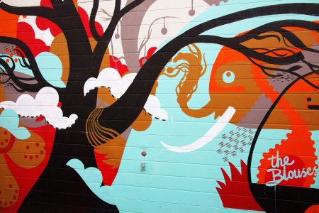 Абстрактное граффити