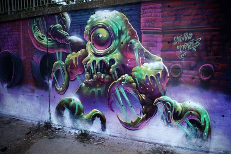 Saturno граффити