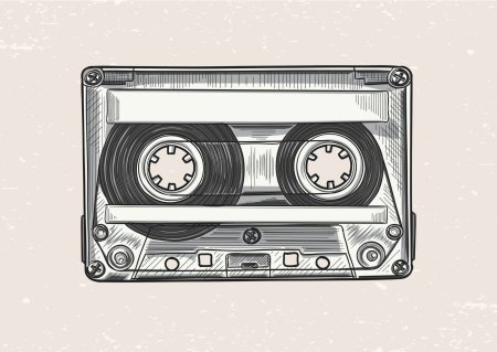 Тату кассета эскиз