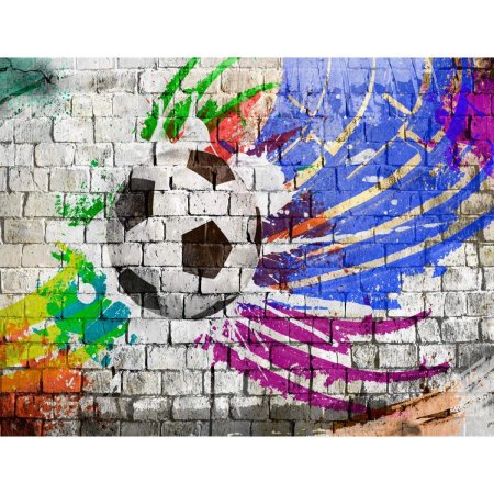 Граффити на футбольную тему