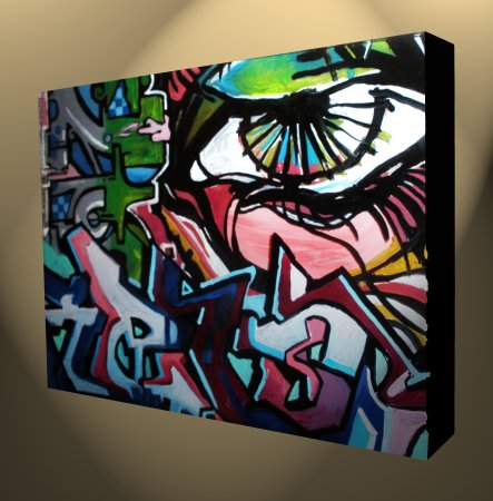 Стрит арт на холсте