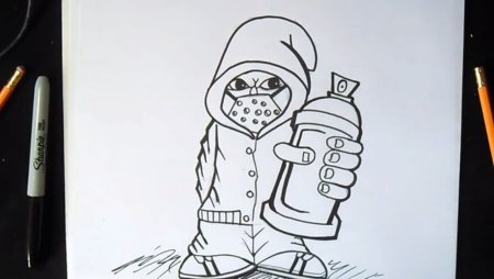 Баллончик рисунок карандашом