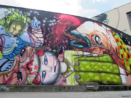 Самые сложные граффити