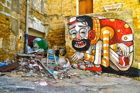 Художник стрит арт Артур Кашук