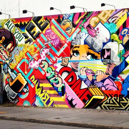 Нью Йорк граффити бомбинг