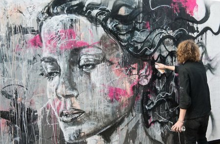 Стрит-арта Дэвид Уолкер