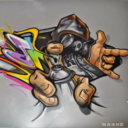 Эскиз в стиле граффити