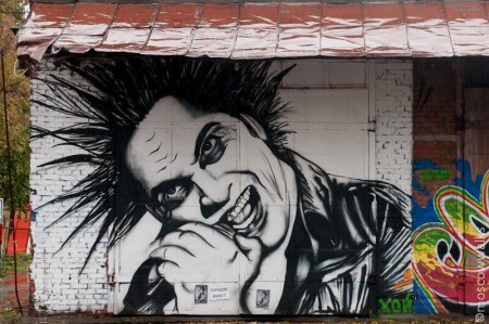 Михаил Горшенев граффити Питер