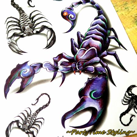 Механический Скорпион тату