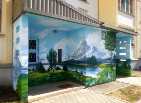 Роспись фасадных стен