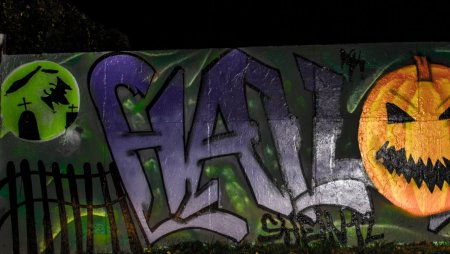 Граффити тыква