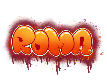 Граффити одноцветные