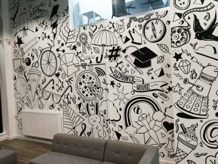 Кухня в стиле граффити