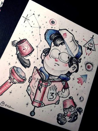 Крутые рисунки для скетчбука