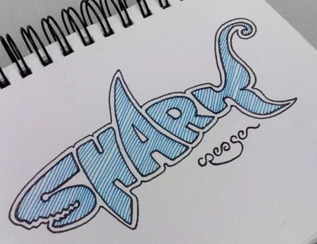 Граффити рисунки в скетчбуке