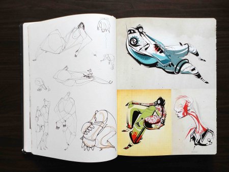 Граффити скетчбук