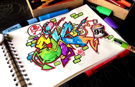 Граффити рисунки для срисовки