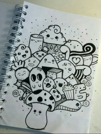 Граффити для срисовки карандашом