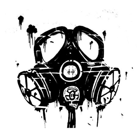 Граффити противогаз