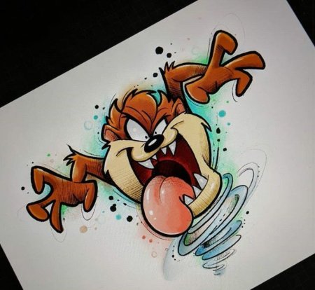 Мультгерой рисунки тату