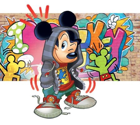 Минни Маус граффити