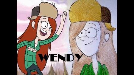 Гравити Фолз Венди в полный рост