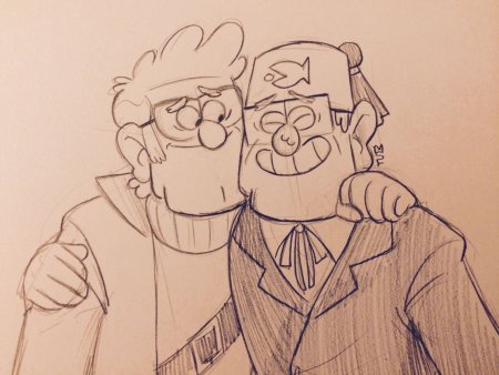 Стэнли Пайнс карандашом