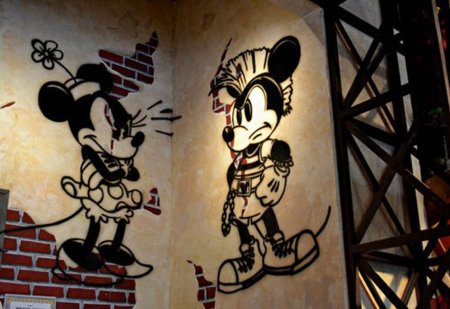 Граффити Дисней героев