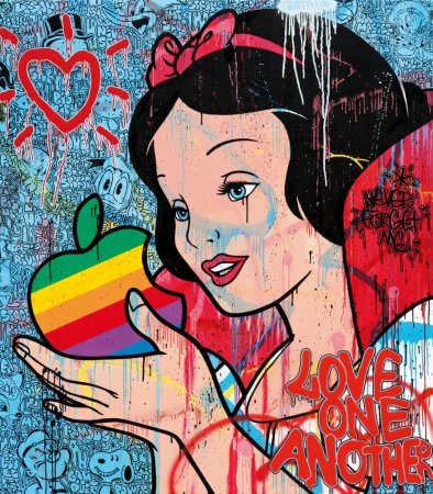 Белоснежка в стиле поп арт