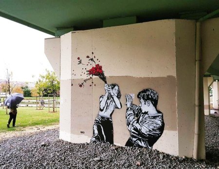 Картина самоубийца Бэнкси