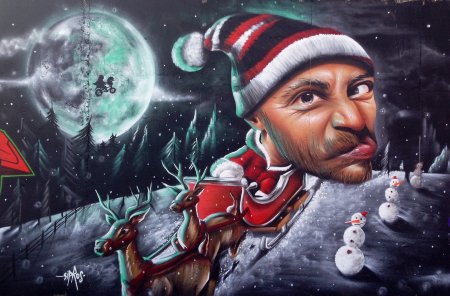 Граффити новый год