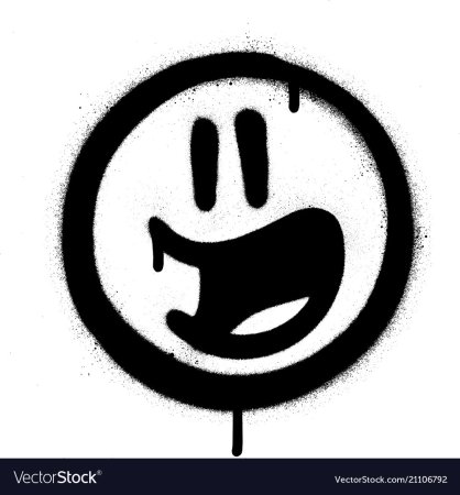 Смайлик граффити